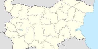Mapa Bulharsko mapa vektor